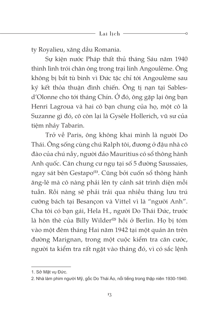 Lai Lịch
