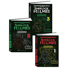 Sách - Combo Sherlock Holmes Bản Dịch Đầy Đủ 4 Tiểu Thuyết Và 56 Truyện Ngắn Trọn Bộ 3 Tập (Bìa Cứng Ép Kim Mỹ Thuật)