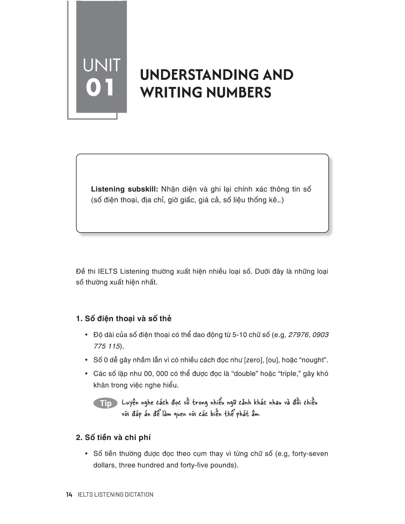 Sách - IELTS Listening Dictation