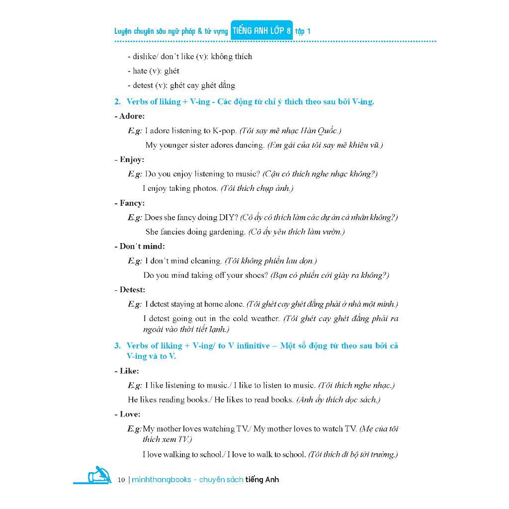 Sách - Global Success - Luyện Chuyên Sâu Ngữ Pháp Và Từ Vựng Tiếng Anh Lớp 8 - Tập 1 - Minh Thắng
