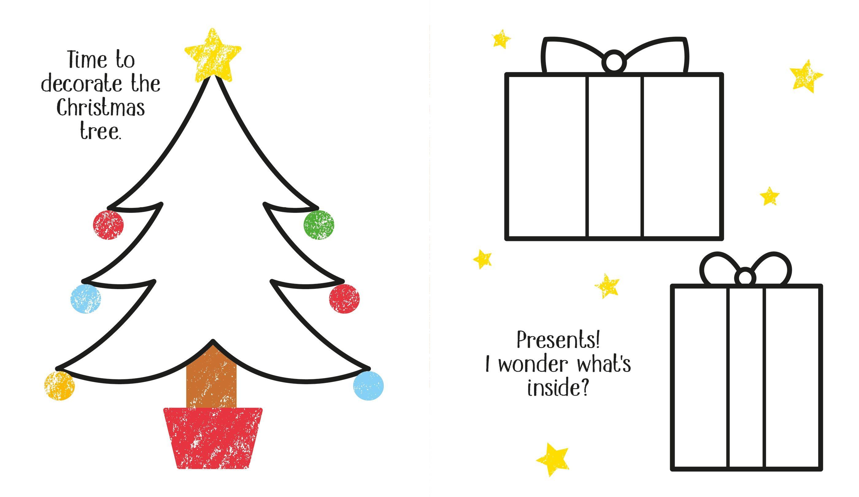 First Colouring Christmas