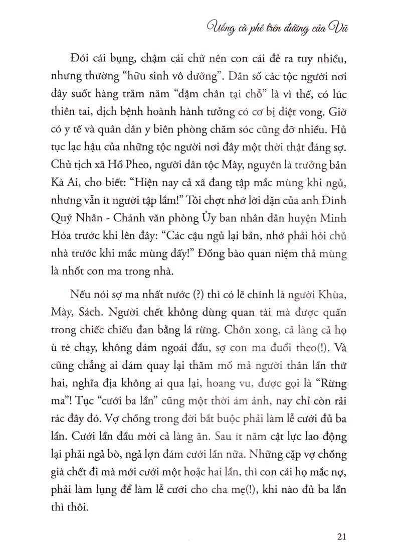 Uống Cà Phê Trên Đường Của Vũ