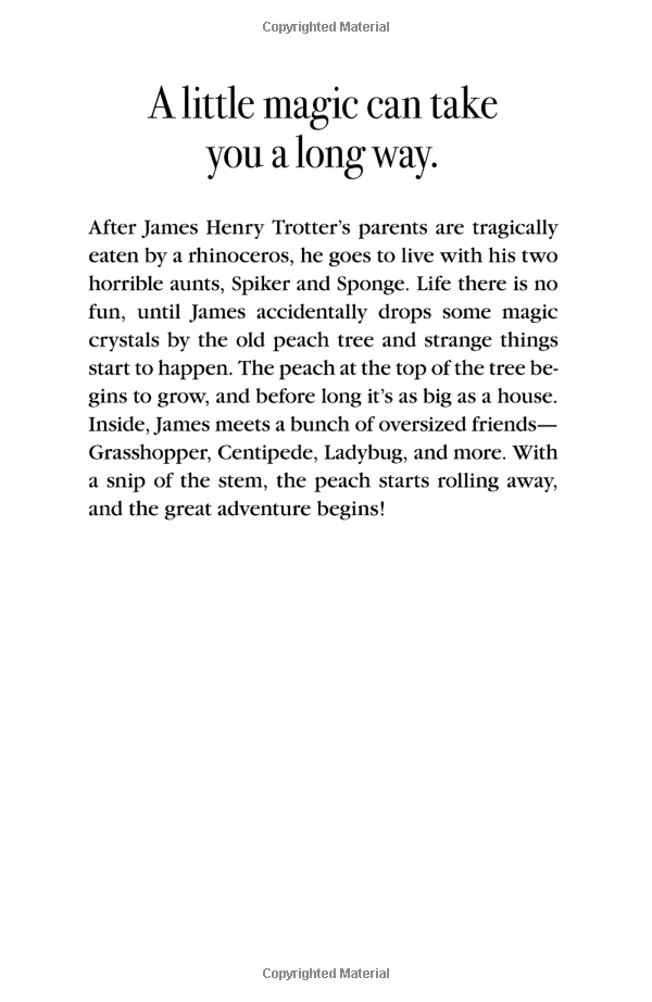 James and the Giant Peach (Roald Dahl, Illustrated by Quentin Blake)