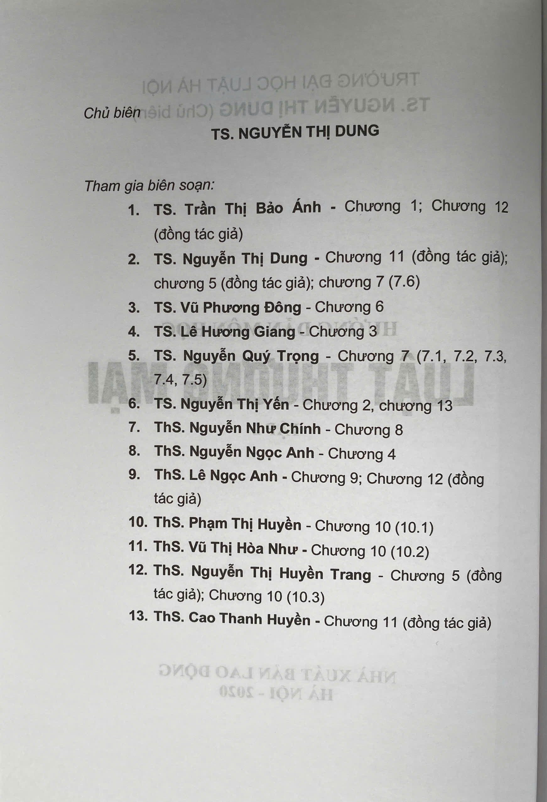 Hướng Dẫn Môn Học Luật Thương Mại ( Tập 2 )