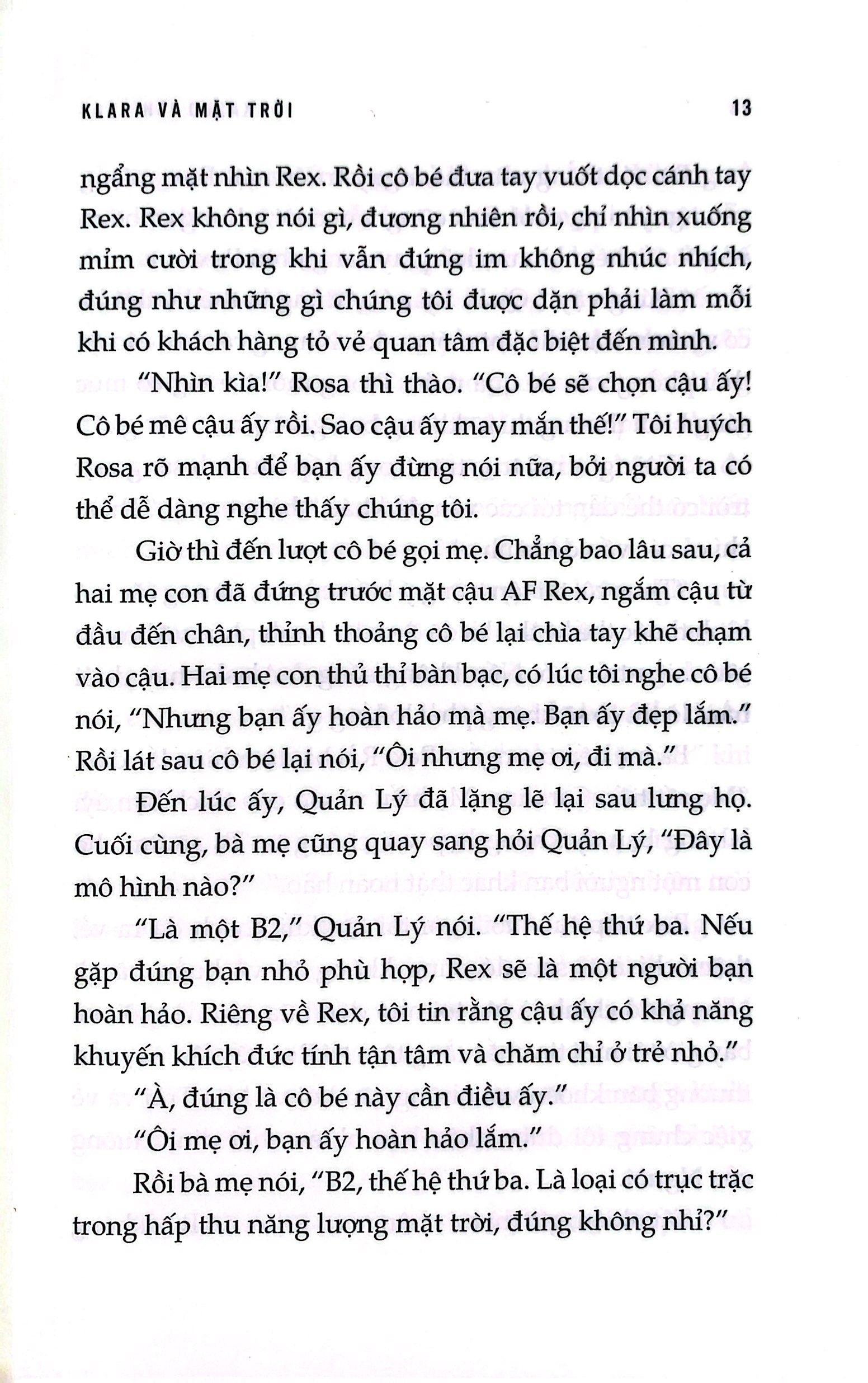 Klara Và Mặt Trời