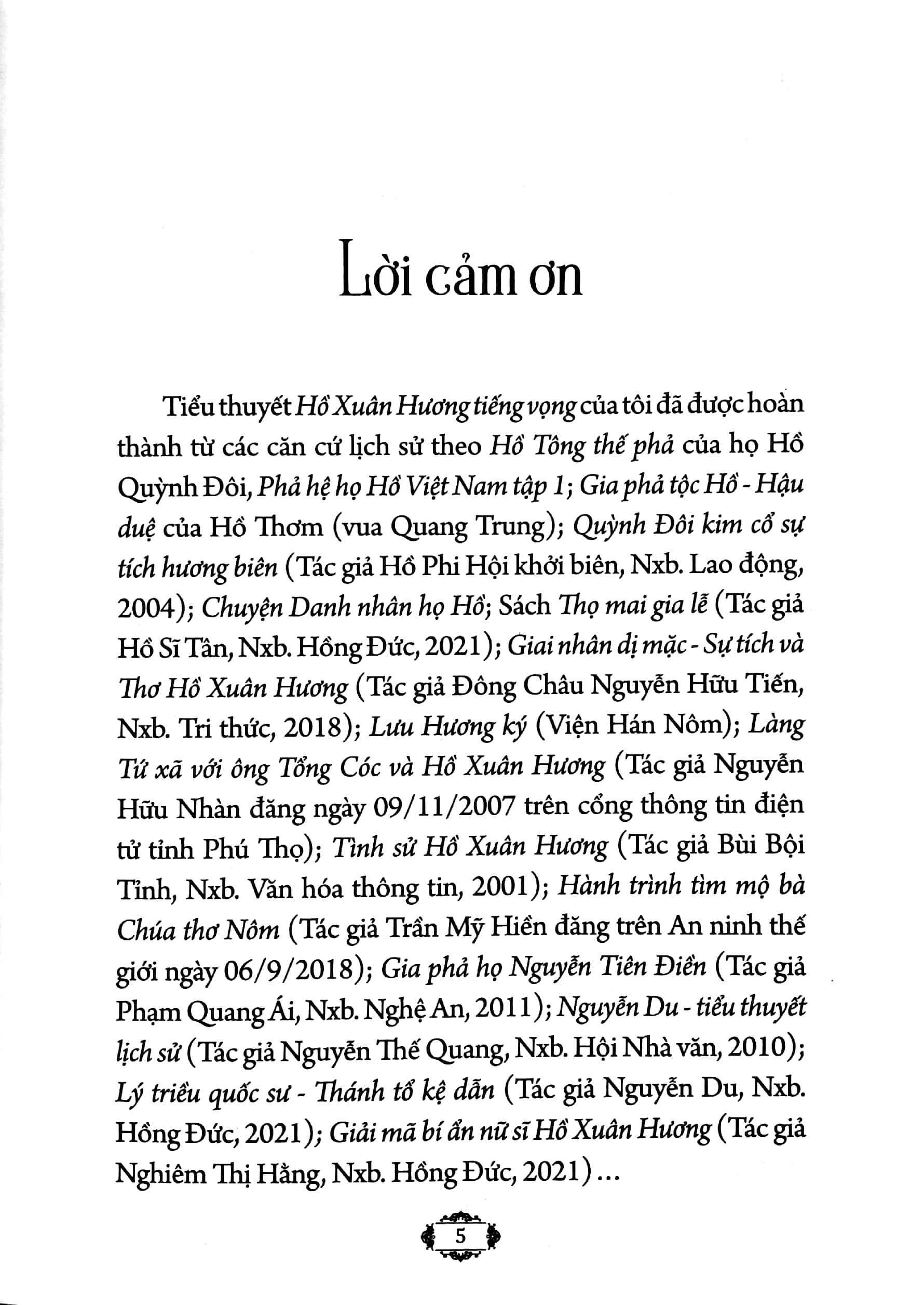 Hồ Xuân Hương Tiếng Vọng