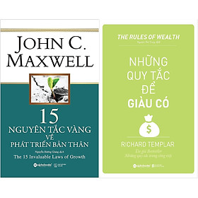 Combo Phát Triển Bản Thân Để Giàu Có ( 15 Nguyên Tắc Vàng Về Phát Triển Bản Thân + Những Nguyên Tắc Để Giàu Có ) (Quà Tặng: Cây Viết Galaxy )