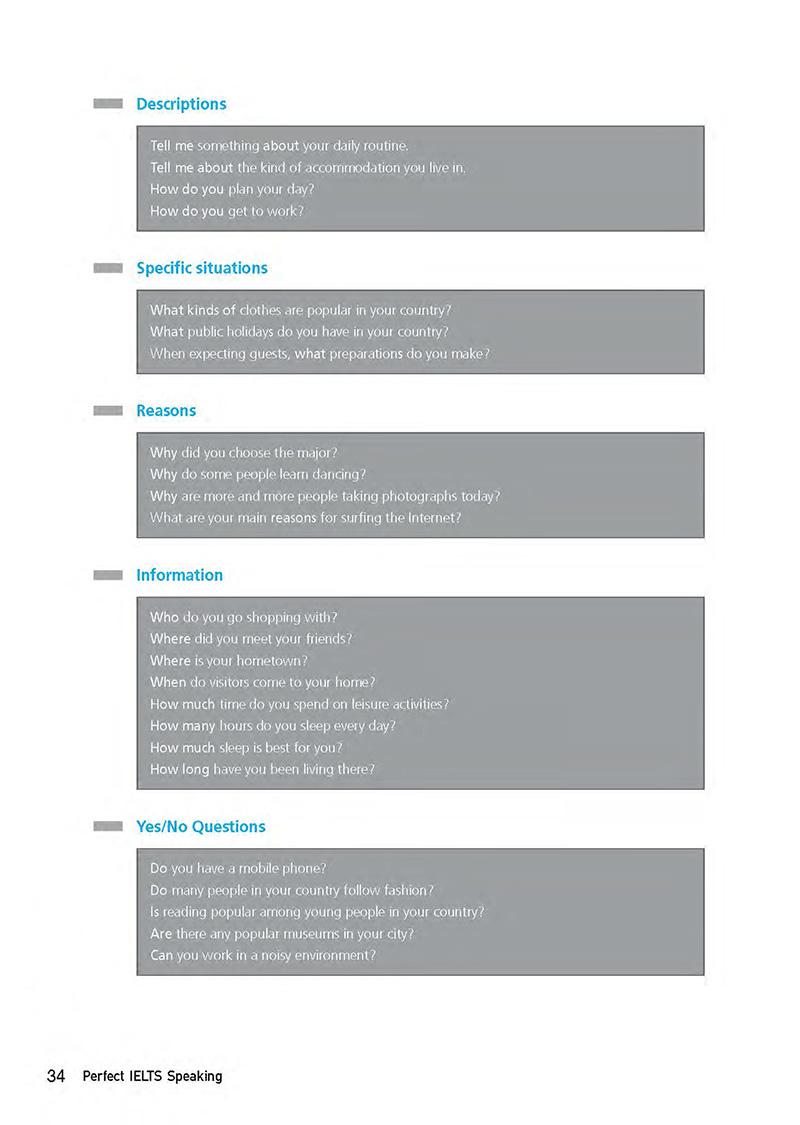 Perfect IELTS Speaking