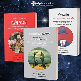Sách - Boxset Tâm Lý Học - Trốn Và Tìm + Thiên Đường Và Địa Ngục + Ý Nghĩa Của Sự Điên Loạn 327K