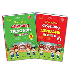 Sách - Chinh Phục 4 Kỹ Năng Tiếng Anh Nghe - Nói - Đọc - Viết Lớp 3 - Combo 2 Tập - Minh Thắng
