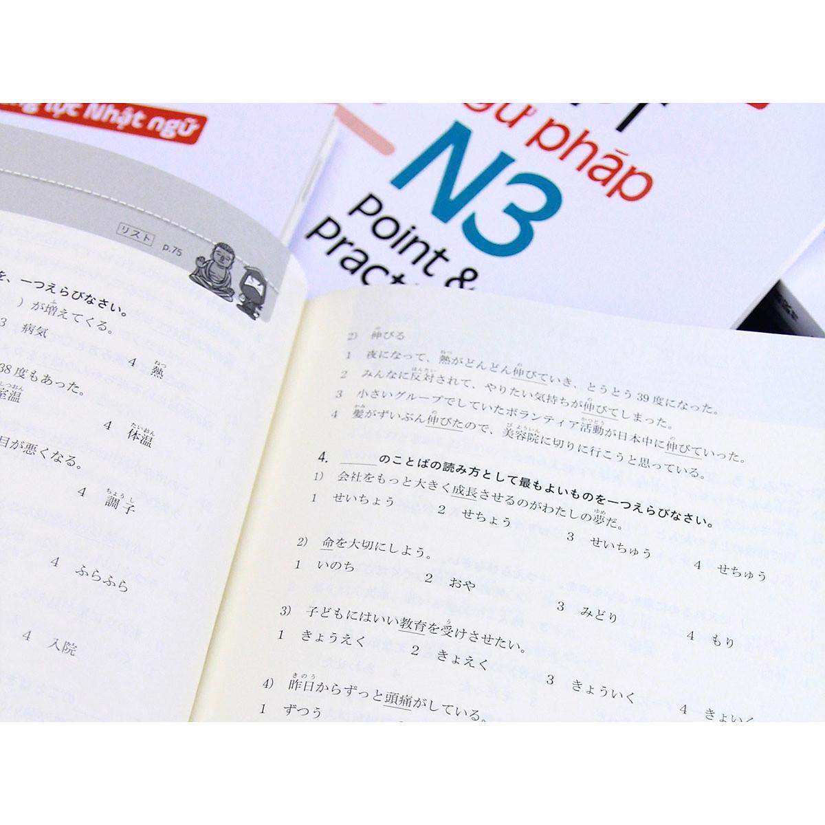 Kỳ thi năng lực Nhật ngữ: Point & Practice N3 - Đọc hiểu (NXB Trẻ)