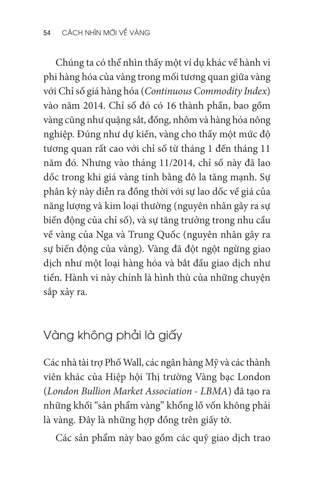 Cách Nhìn Mới Về Vàng - The New Case For Gold