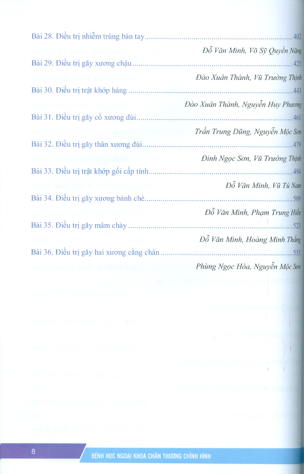 Bệnh Học Ngoại Khoa Chấn Thương Chỉnh Hình (Dùng cho đào tạo sau đại học)
