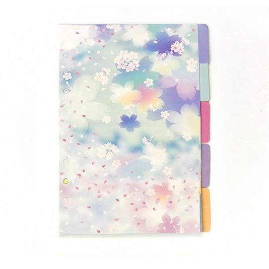 Tab Phân Trang galaxy flower A5/A6 cho Sổ klong/Sổ Planner