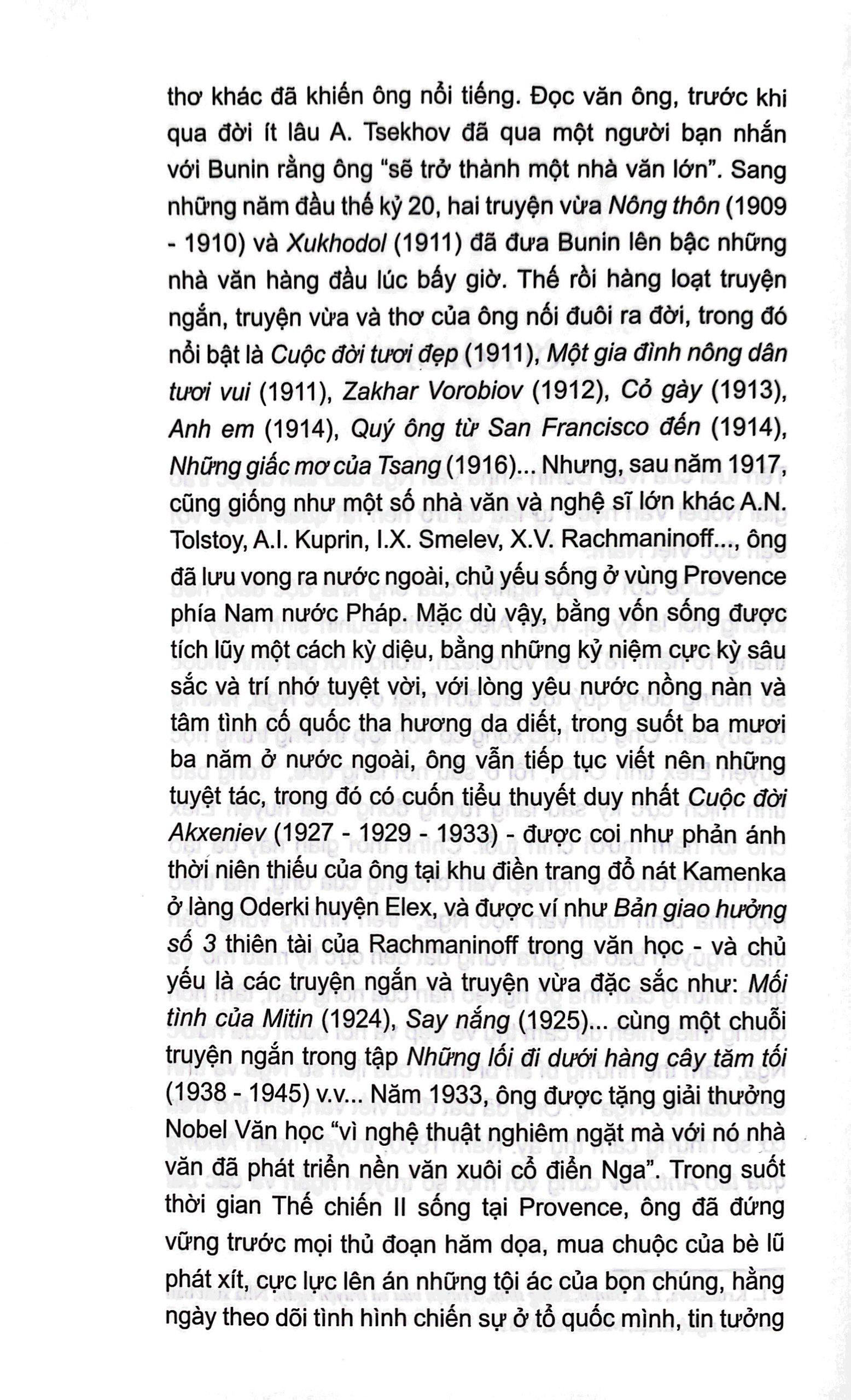 Những Lối Đi Dưới Hàng Cây Tăm Tối