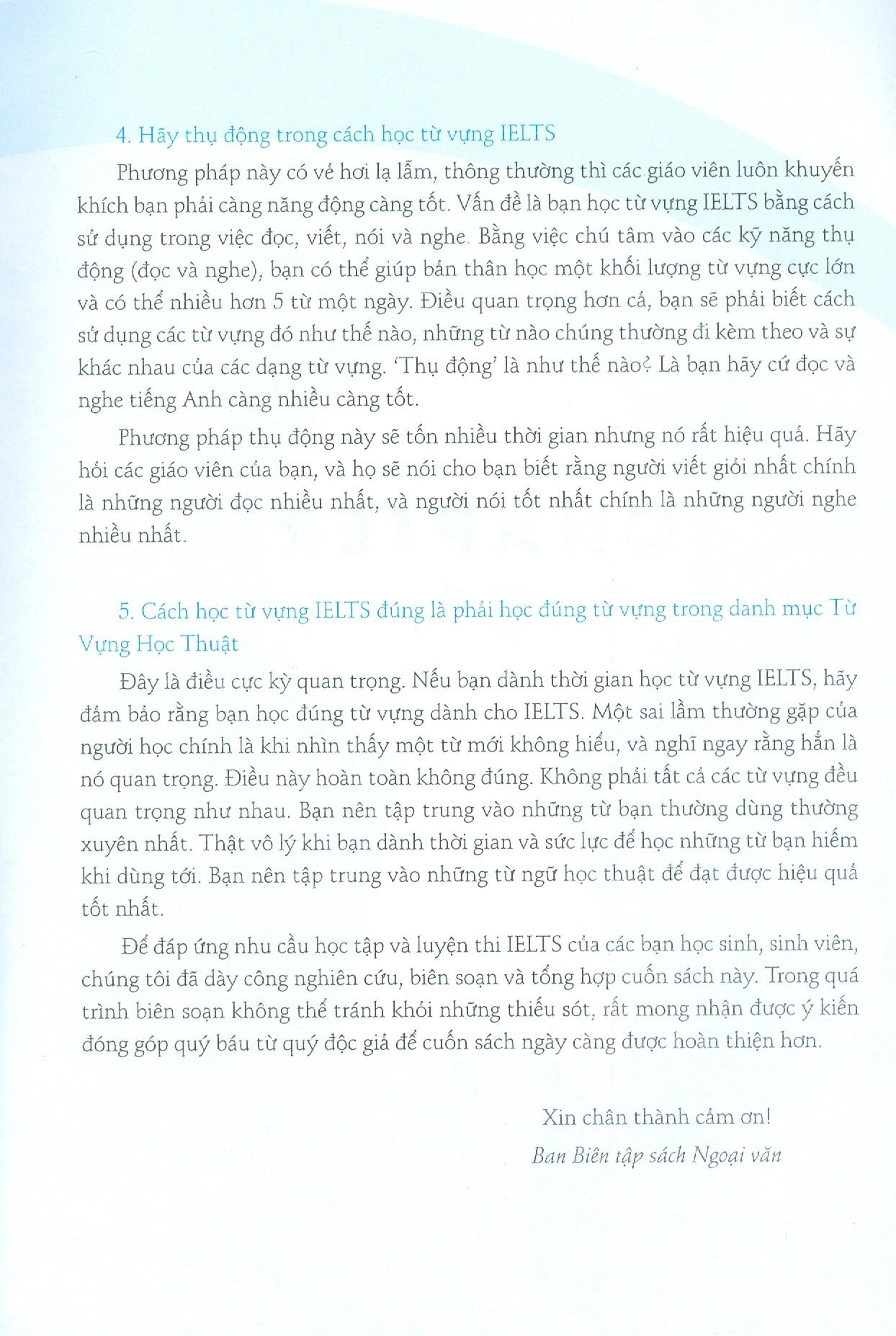 Vocabulary For Ielts - Từ Vựng Luyện Thi Ielts (Tái Bản 2020)