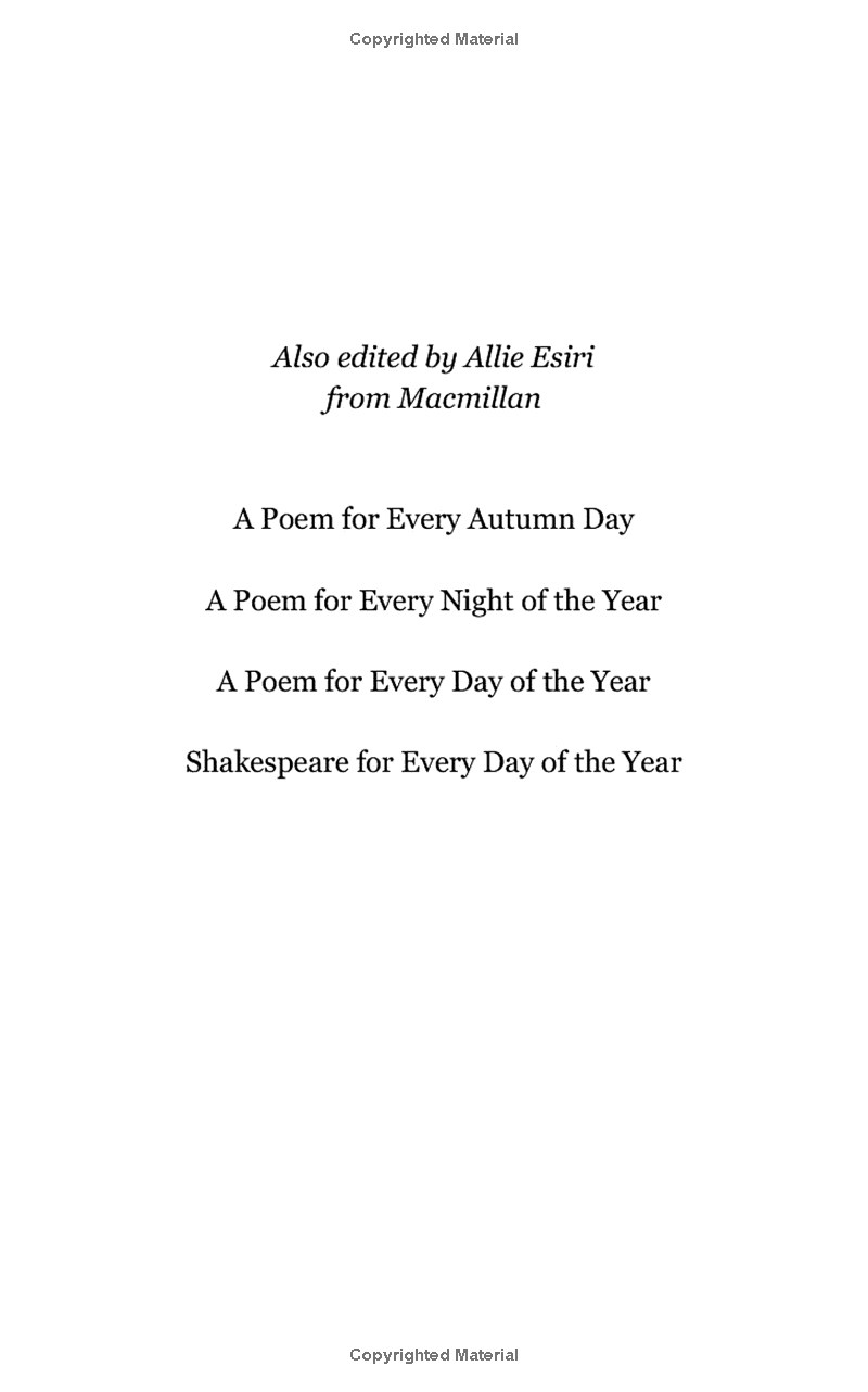 A Poem For Every Winter Day