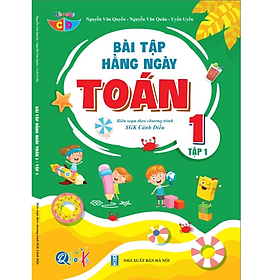 Bài Tập Hằng Ngày Toán Lớp 1 - Cánh Diều - Tập 1 - Bản Quyền
