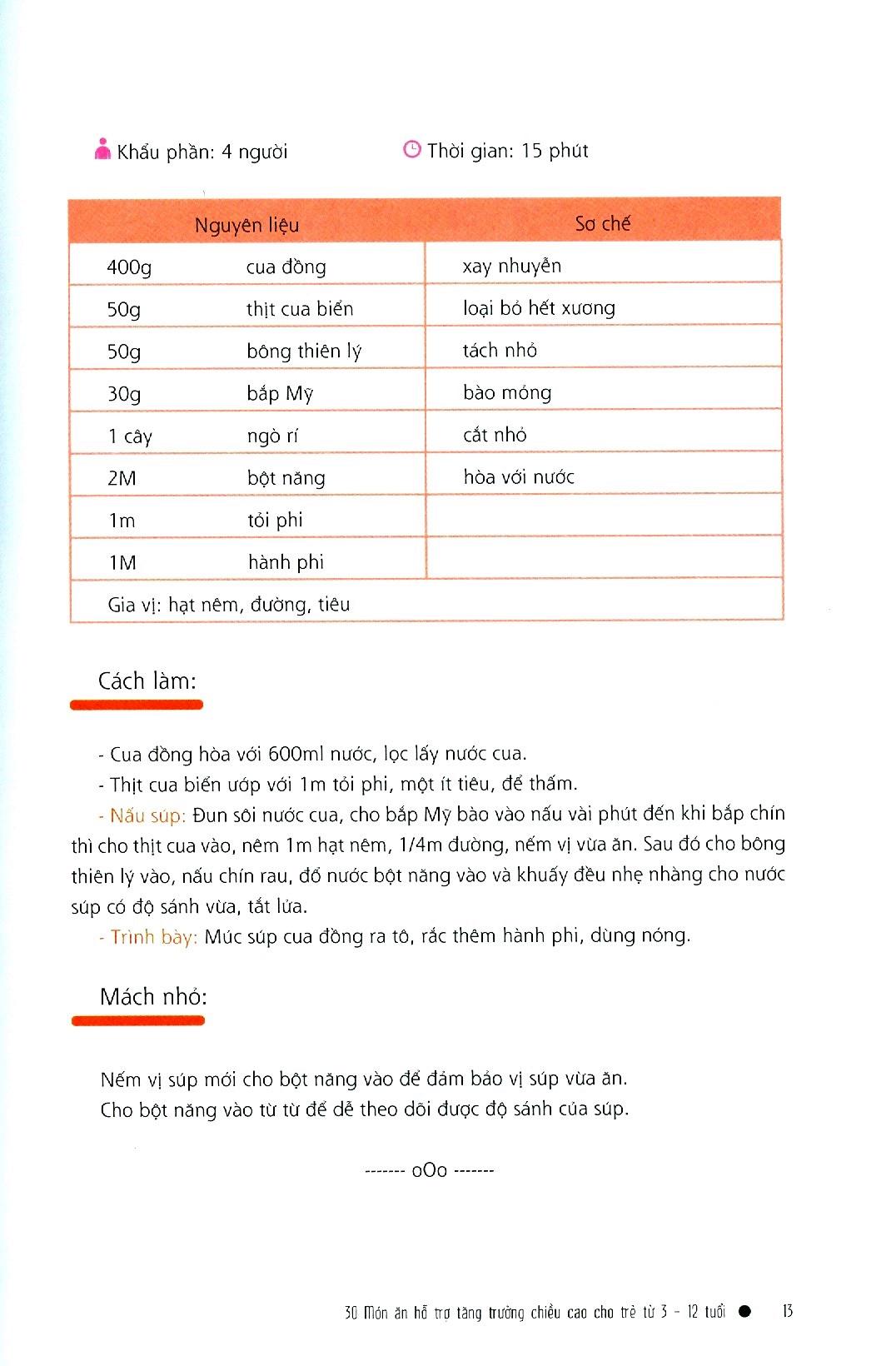Cùng Con Khôn Lớn - 30 Món Ăn Hỗ Trợ Tăng Trưởng Chiều Cao Cho Trẻ Từ 3- 12 Tuổi