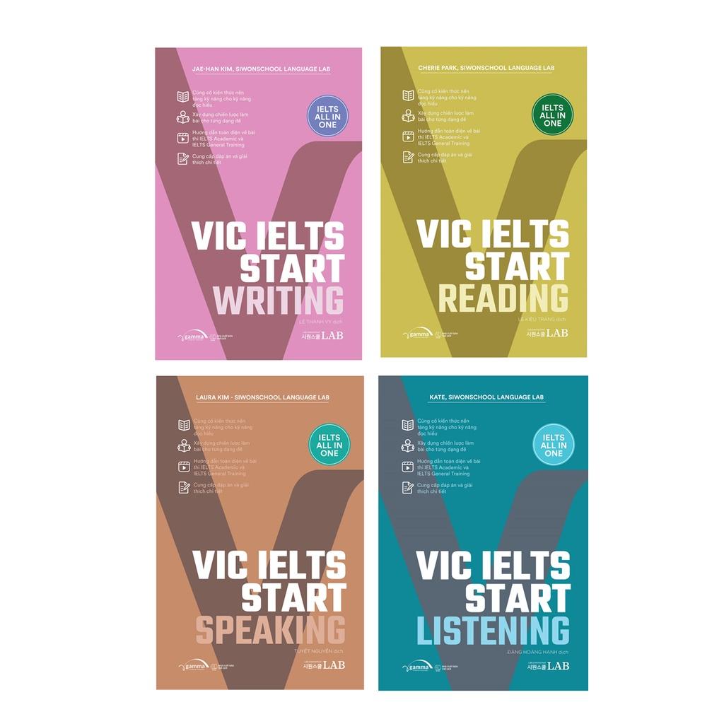 VIC IELTS START - IELTS All in One (Combo 4 cuốn) - Bản Quyền