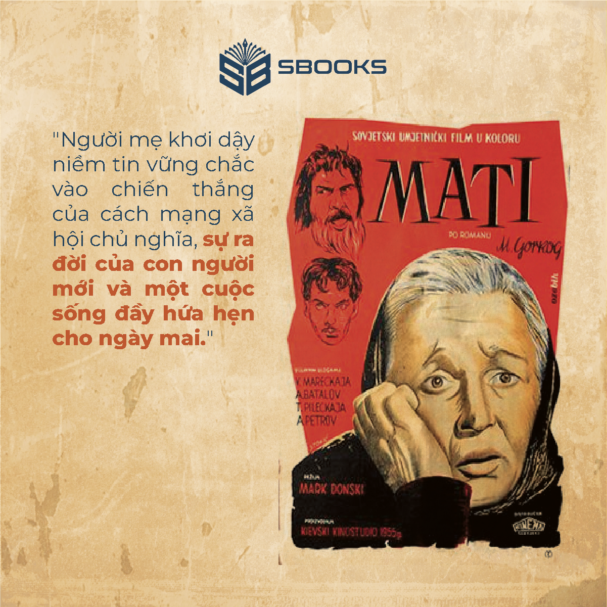 Sách - Người Mẹ ( Macxim Gorky ) - SBOOKS