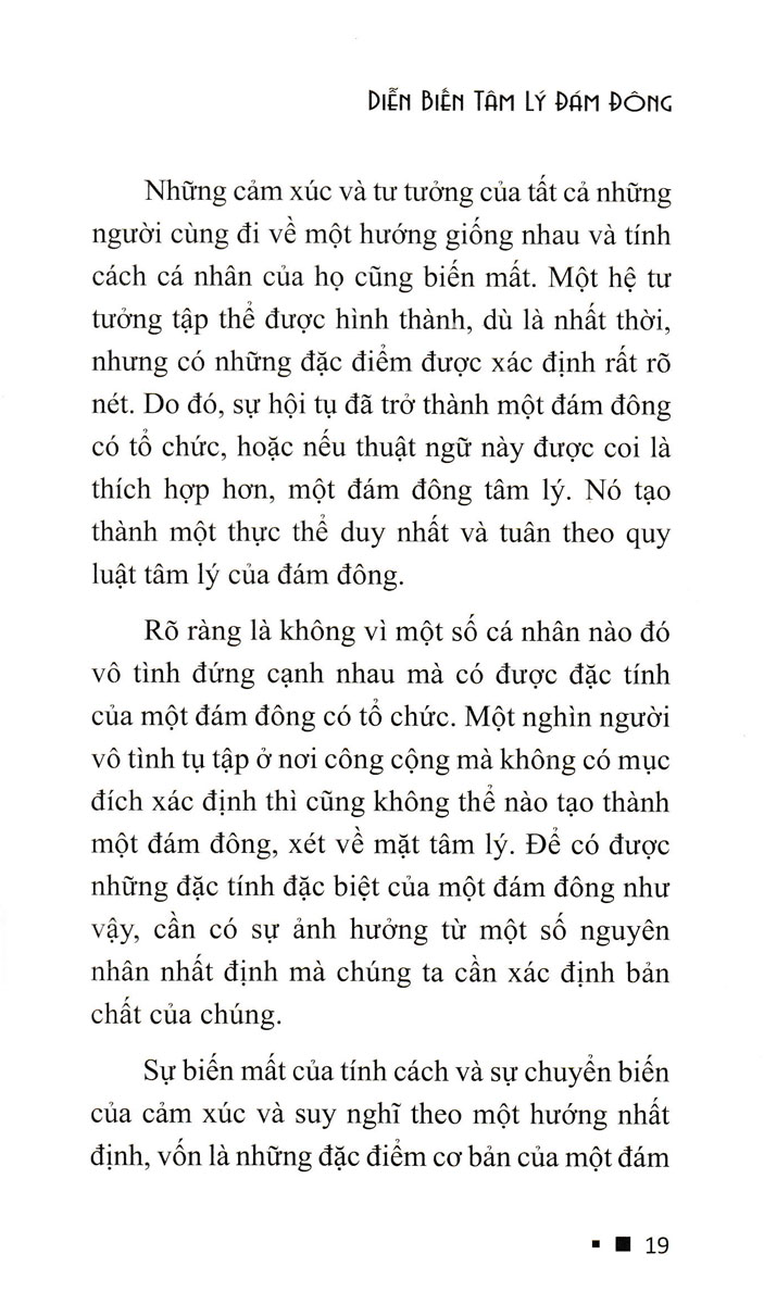 Diễn Biến Tâm Lý Đám Đông (SB)