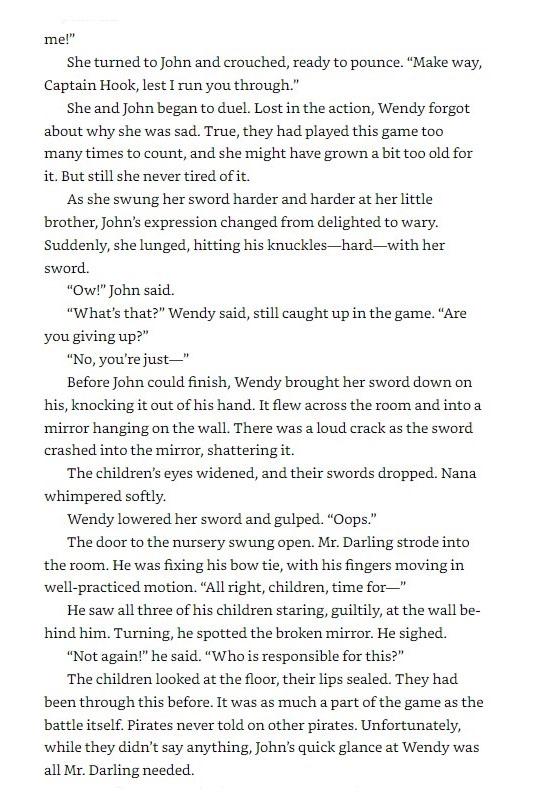Peter Pan & Wendy Junior Novelization