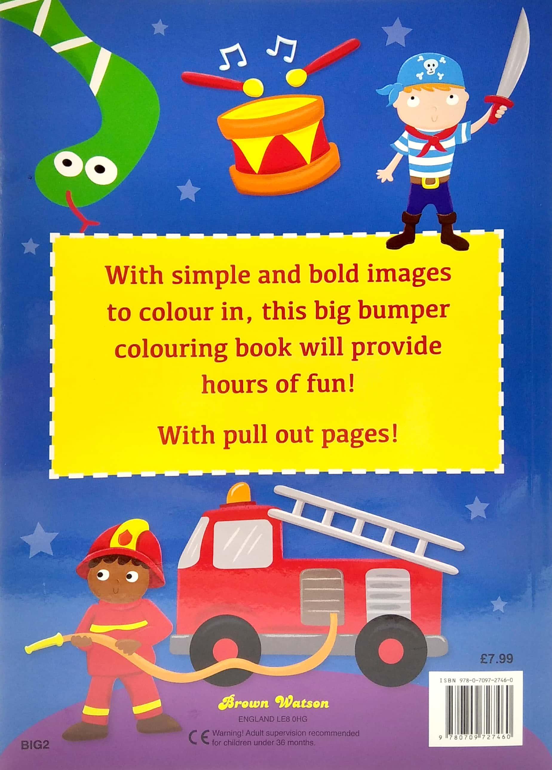 My Big Bumper Colouring (Blue)