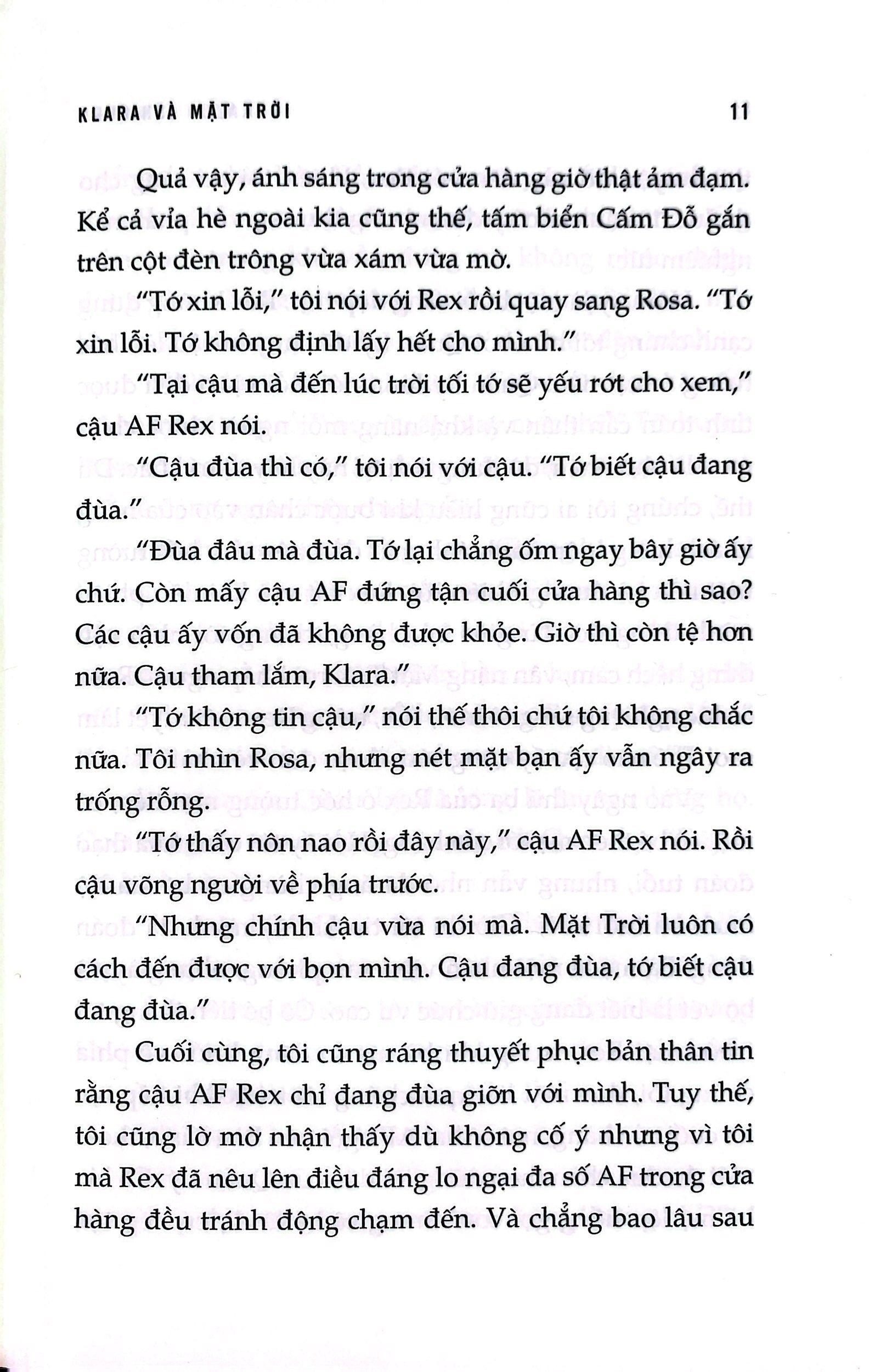 Klara Và Mặt Trời