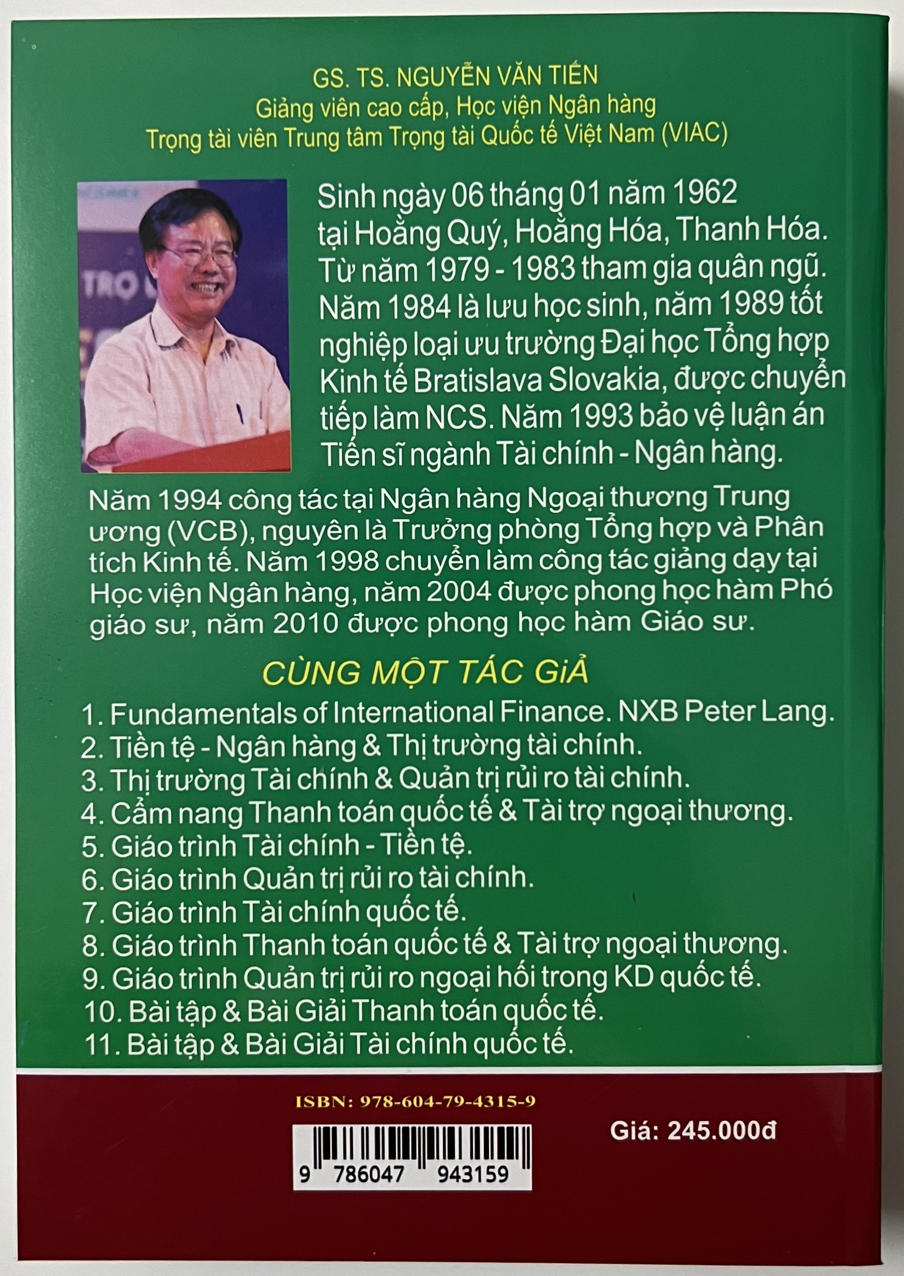 Sách - Giáo Trình Quản Trị Rủi Ro Tài Chính - GS.TS. Nguyễn Văn Tiến