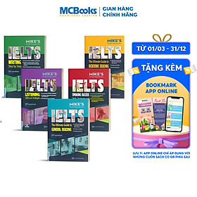 Combo Bộ Sách Luyện Thi IELTS - Listening, Speaking, Reading, Writing (Học kèm App MCBooks)