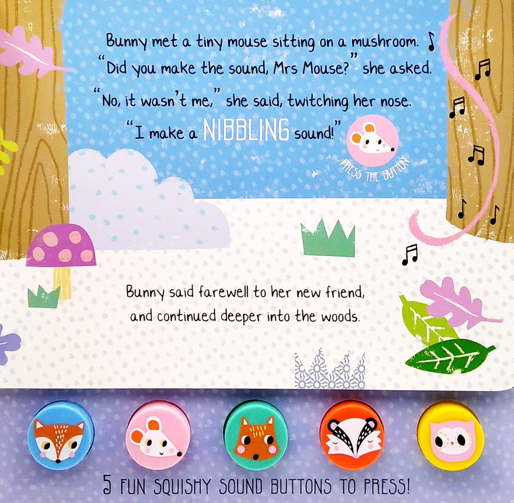 What Did Bunny Hear? - Press And Play Sound Book