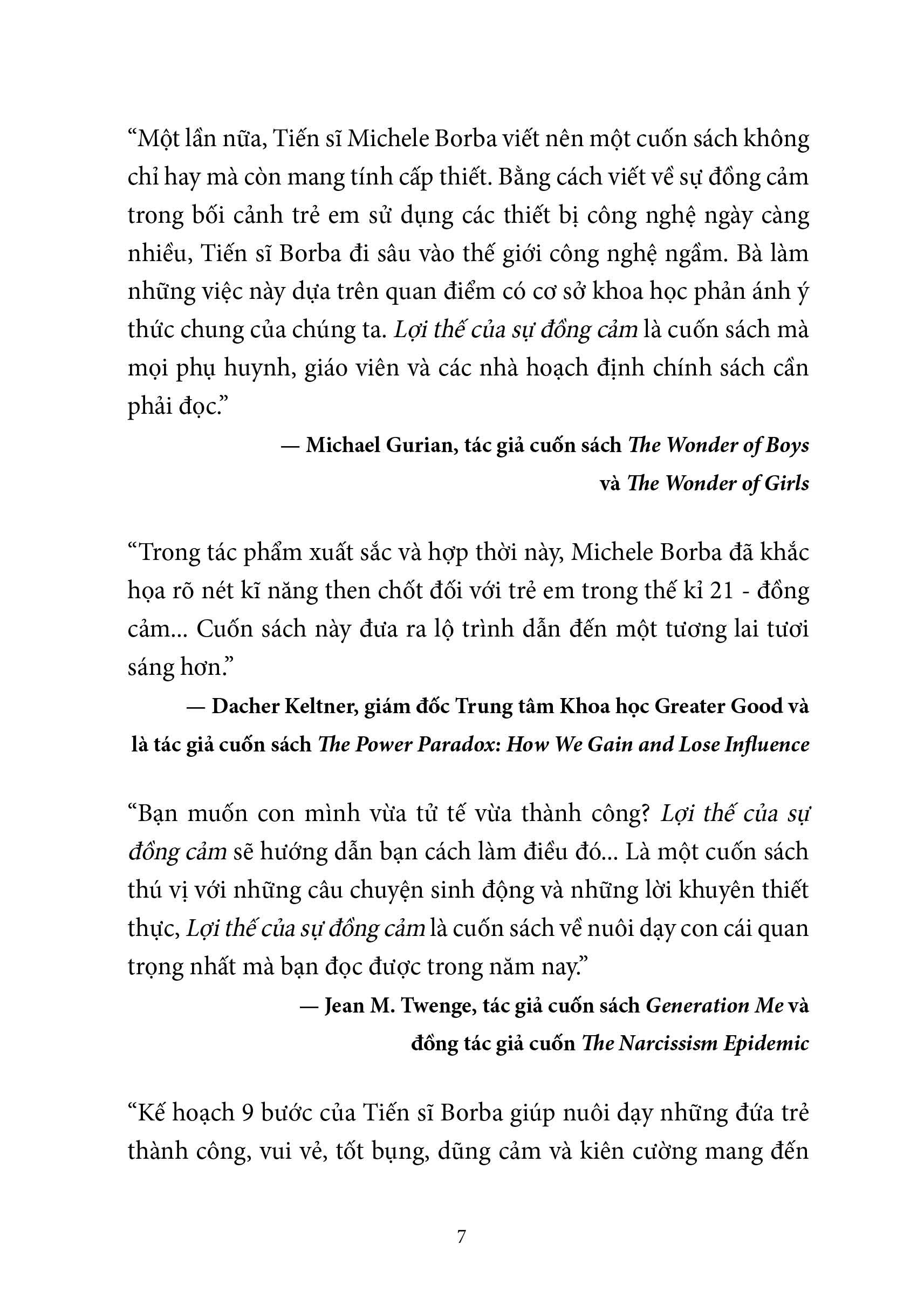 Sách - Lợi Thế Của Sự Đồng Cảm