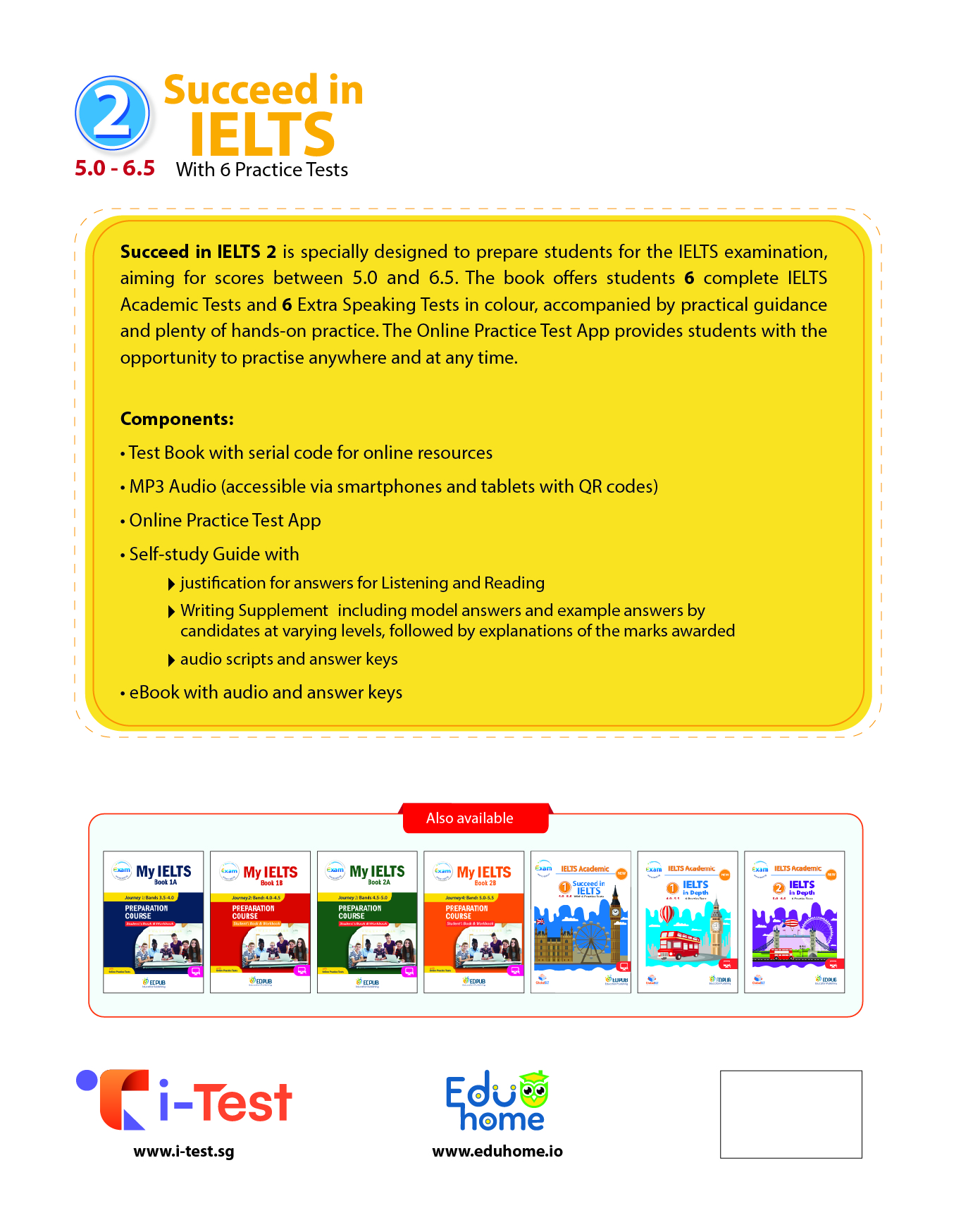 Succeed in IELTS 2 (5.0-6.5) with 6 Practice Tests (New)