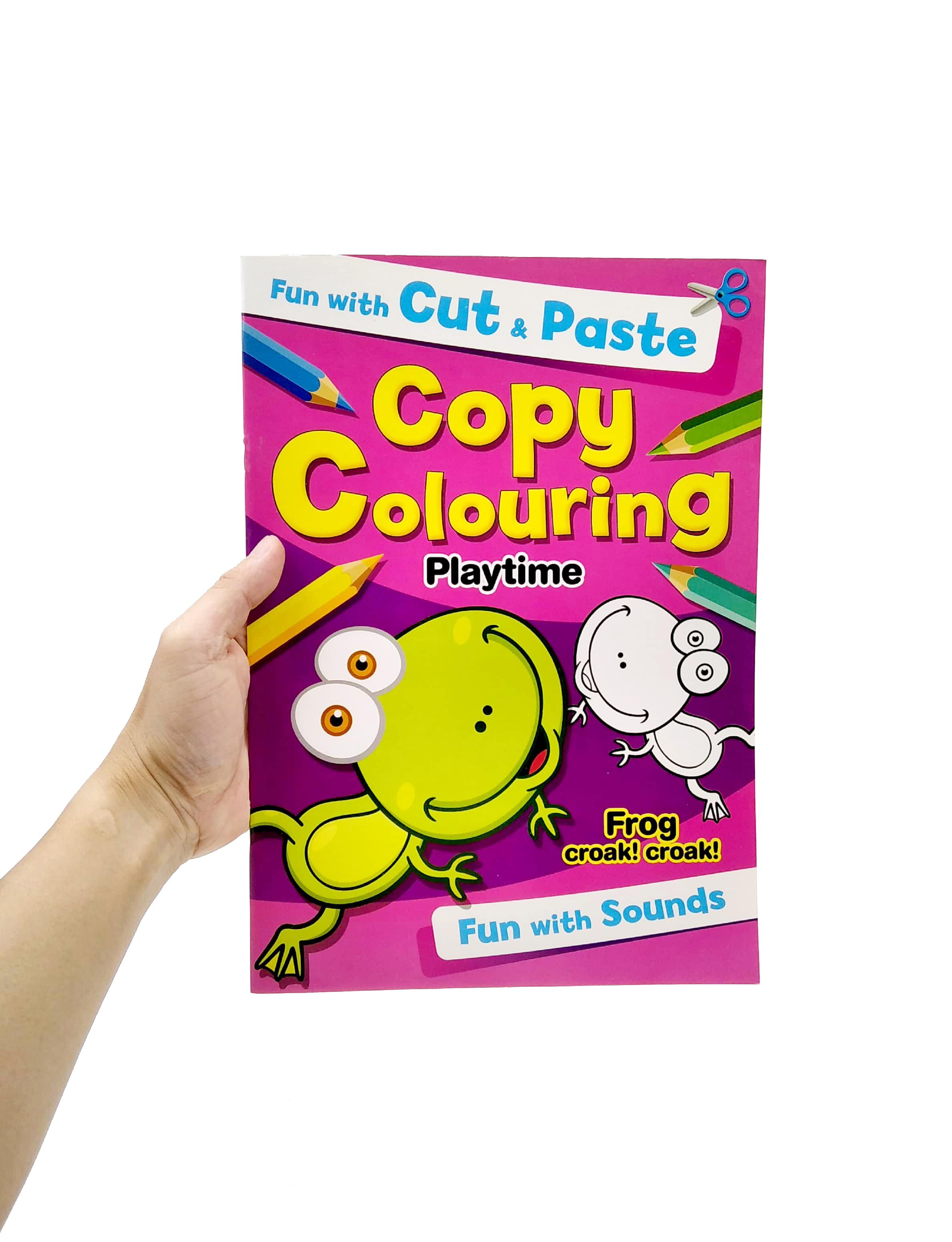 Fun With Cut & Paste Copy Colouring: Playtime