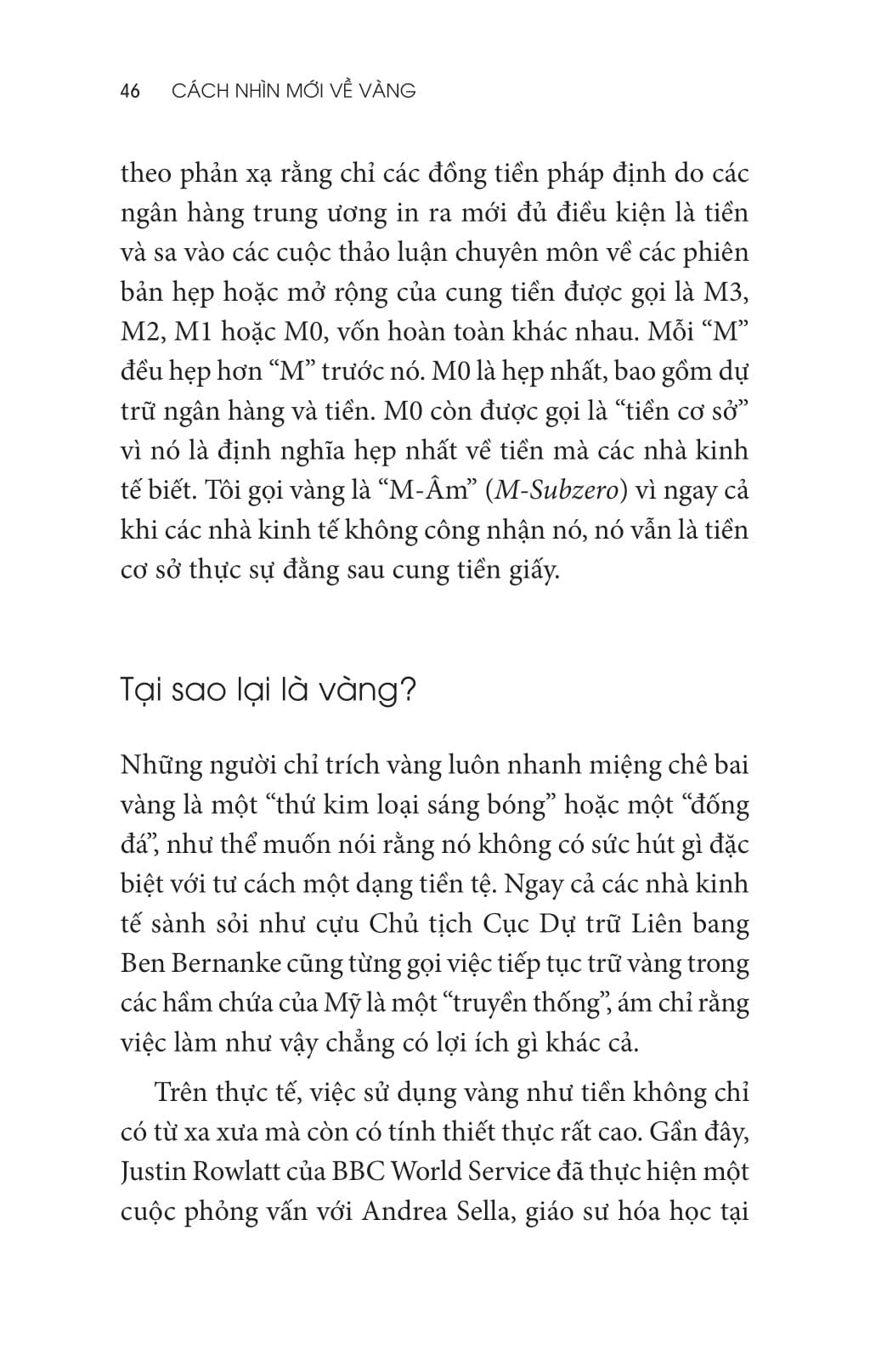 Cách Nhìn Mới Về Vàng - The New Case For Gold