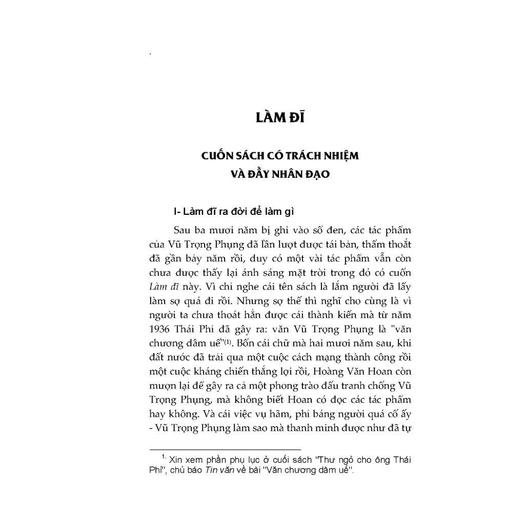 Sách - Làm Đĩ - Bìa Mềm - Vũ Trọng Phụng - Minh Thắng