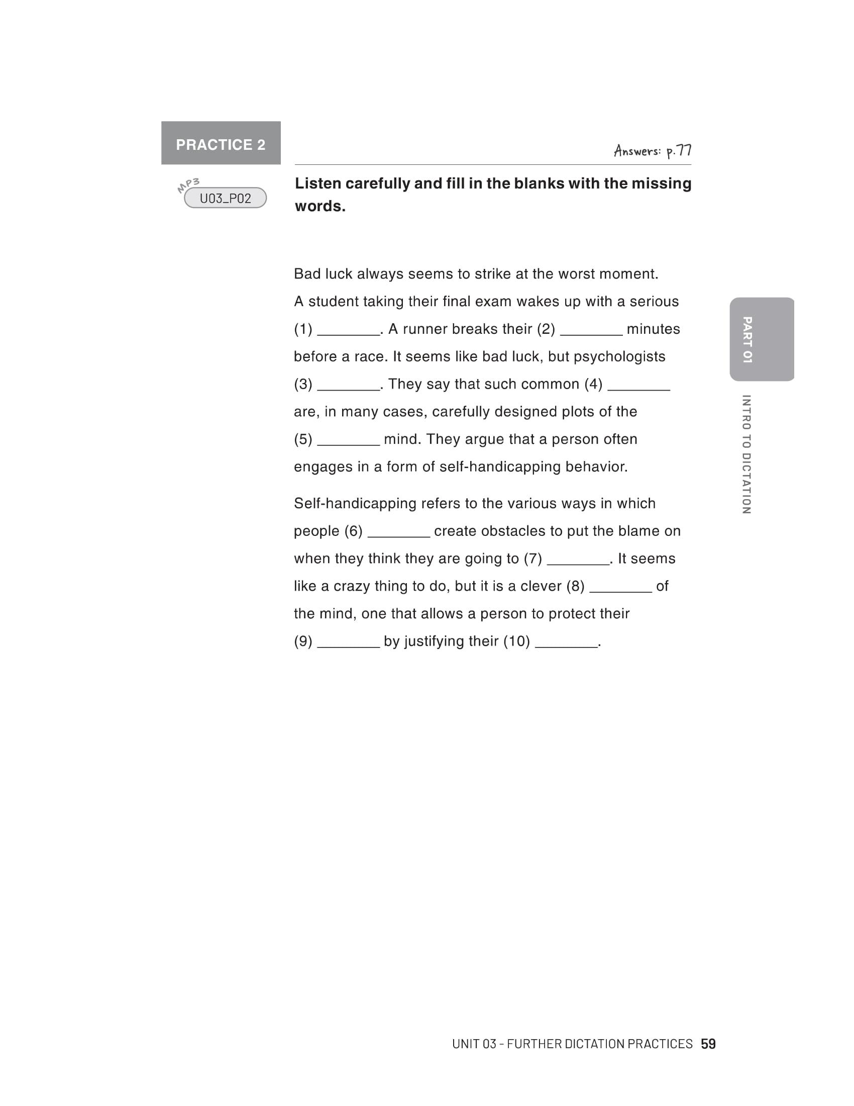 Sách - IELTS Listening Dictation