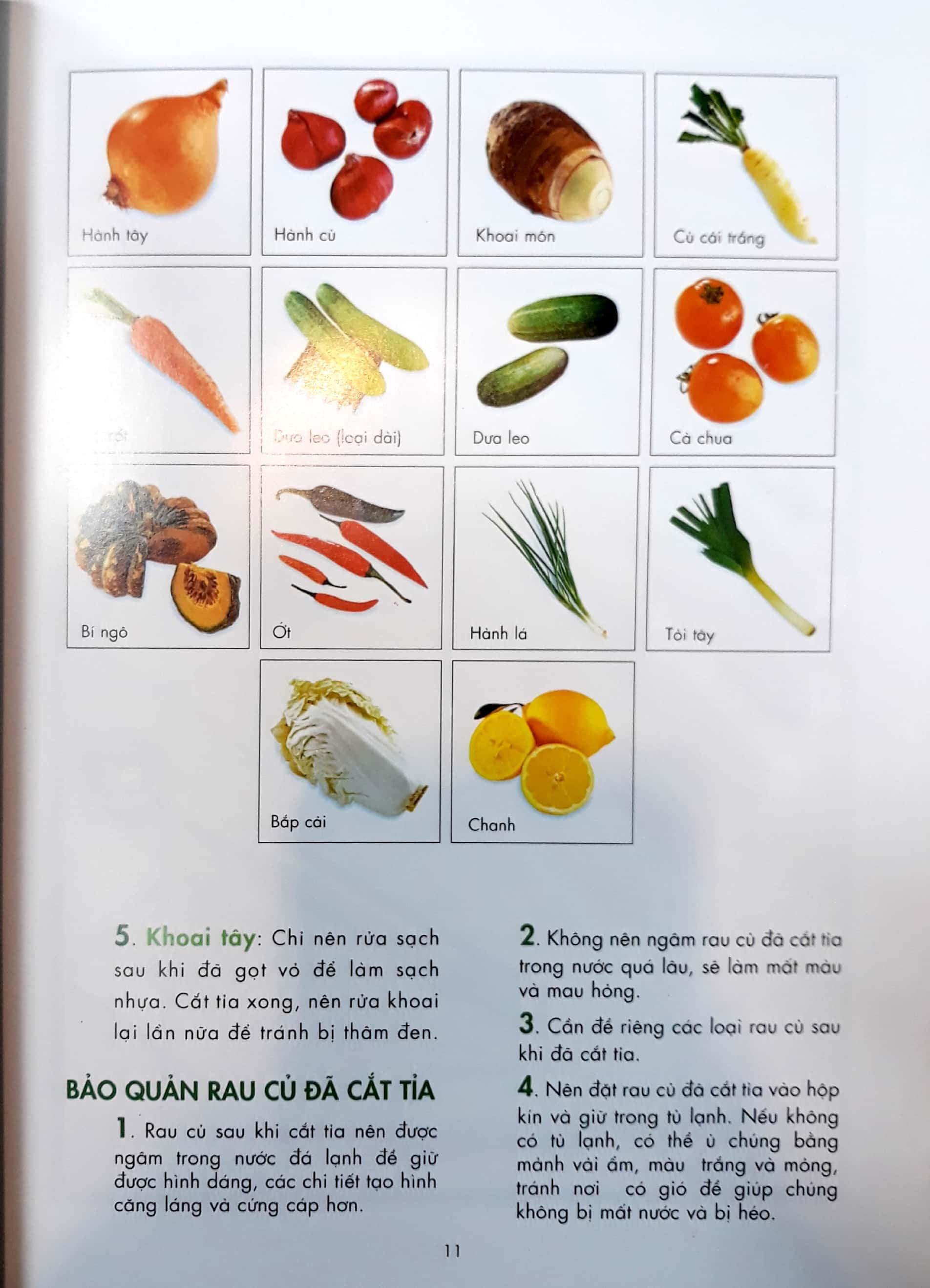Nghệ Thuật Trang Trí & Cắt Tỉa Rau Củ
