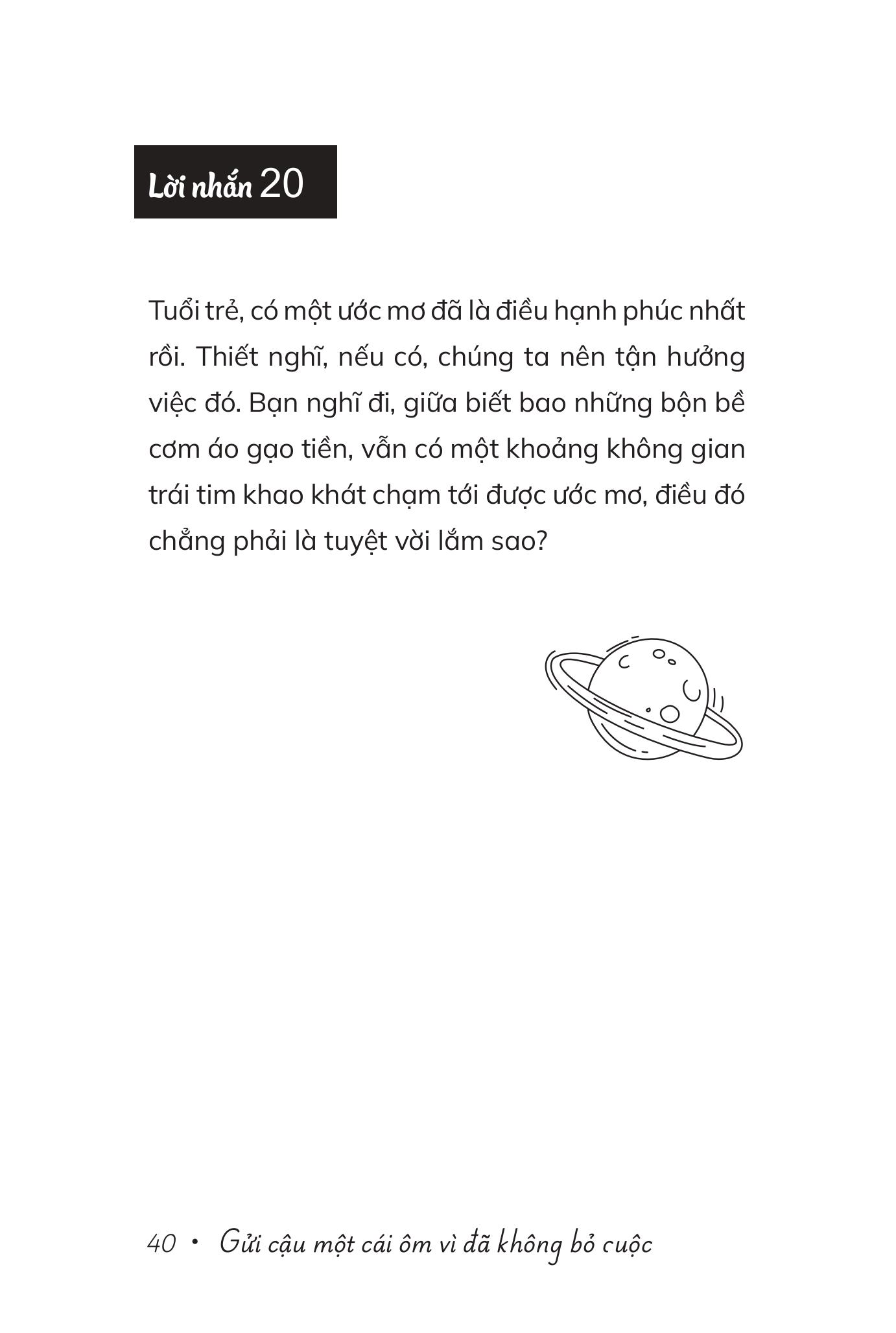 Sách Gửi Cậu Một Cái Ôm Vì Đã Không Bỏ Cuộc - 送给不曾放弃的你一个拥抱 - Phiên Bản Song Ngữ Việt Trung - The Phan Tóc Quoăn