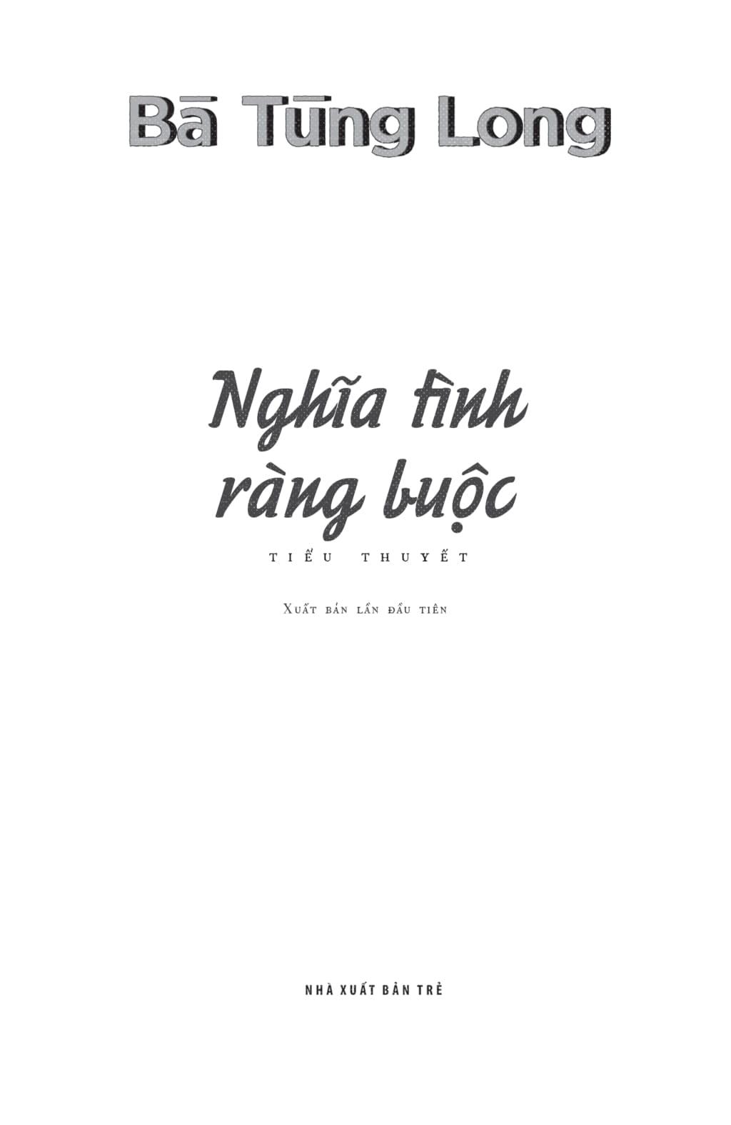 Nghĩa Tình Ràng Buộc