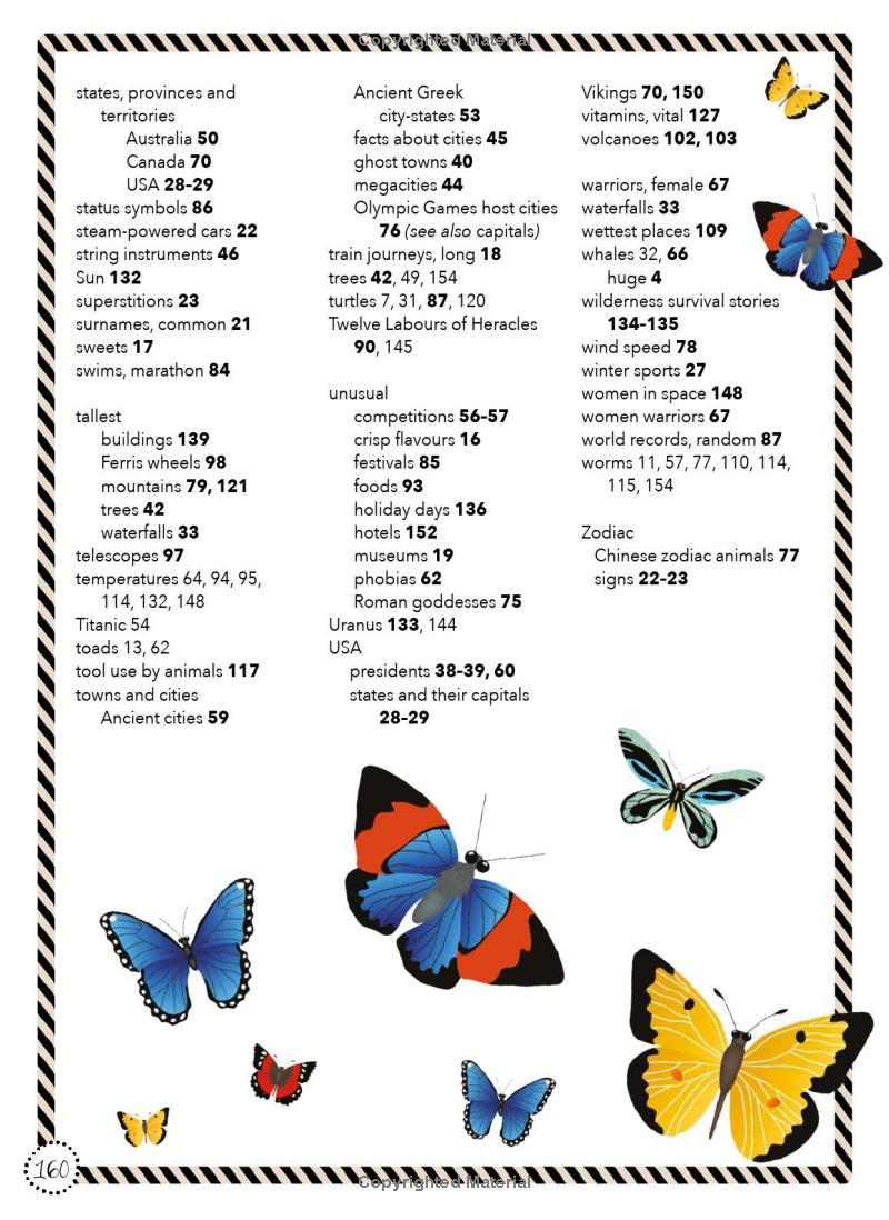 Lists For Curious Kids: 263 Fun, Fascinating And Fact-Filled Lists