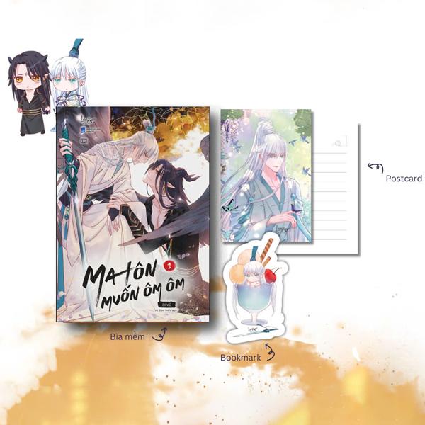 Sách - Ma Tôn Muốn Ôm Ôm - Tập 1 - Tặng Kèm Bookmark + Postcard Bồi Cứng