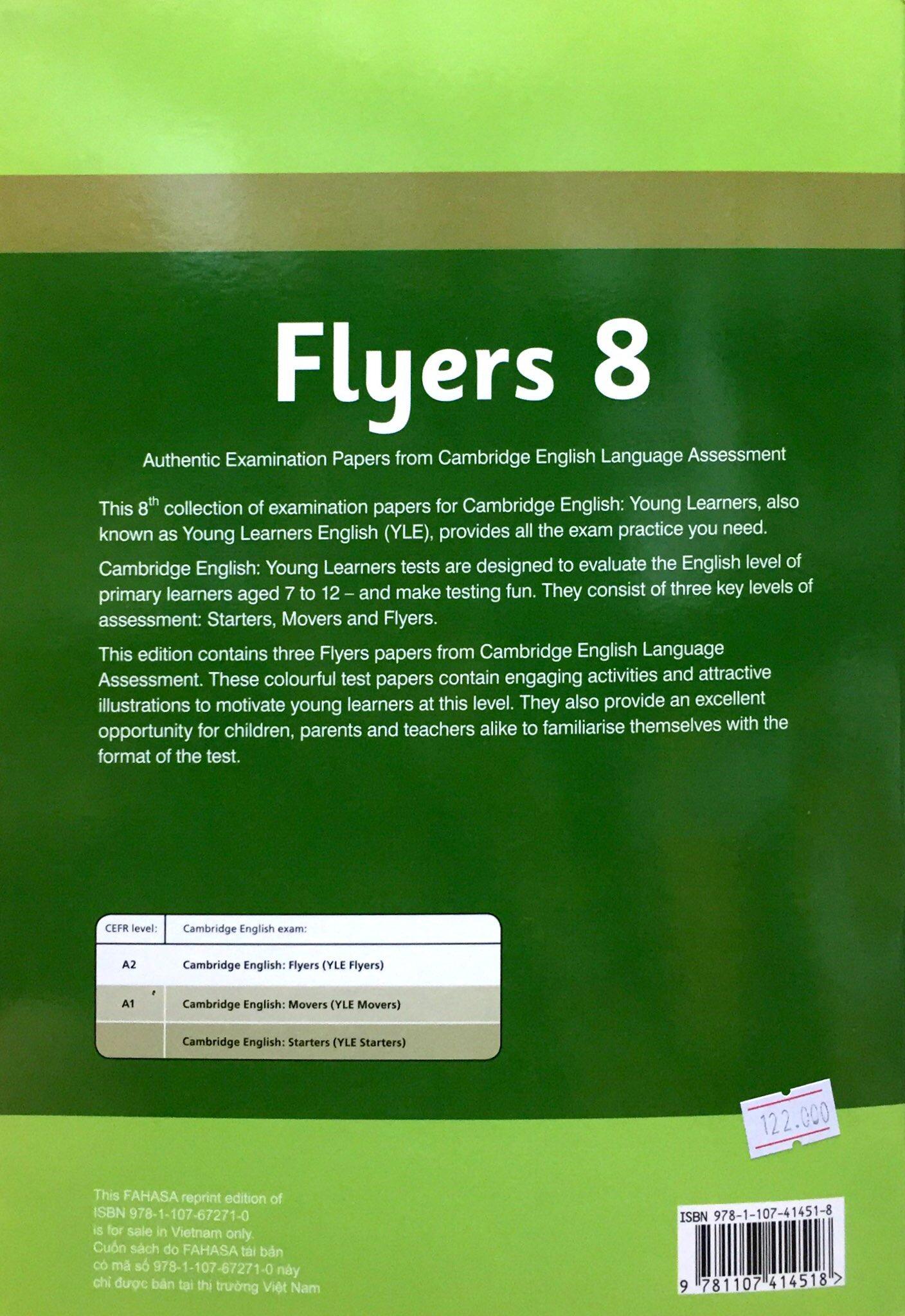 Cambridge Young Learner English Test Flyers 8: Student Book