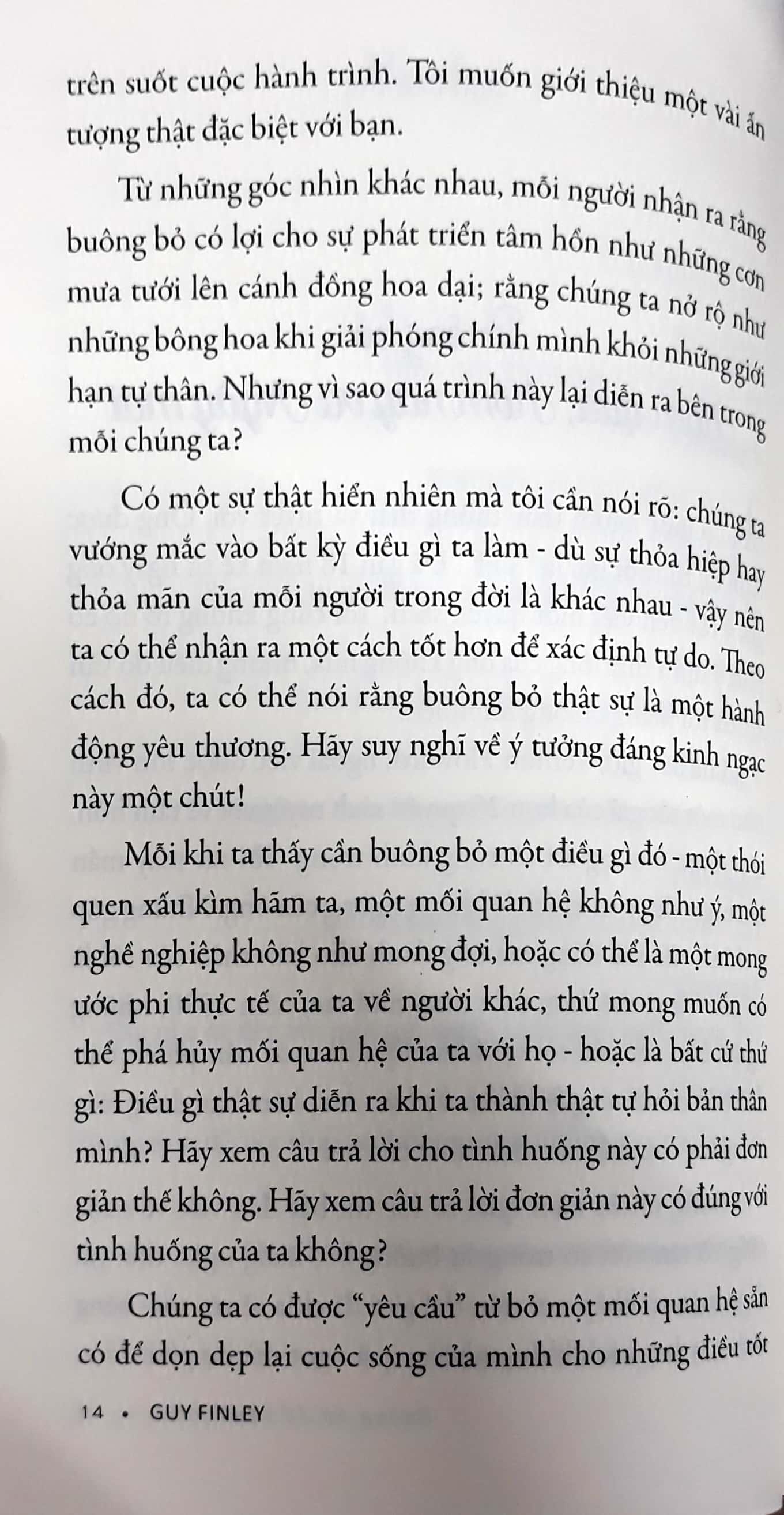 Buông Bỏ Để Hạnh Phúc