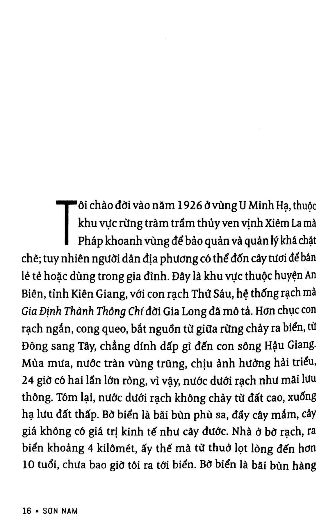 Hồi Ký. Từ U Minh Đến Cần Thơ…