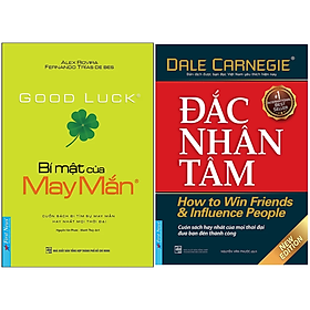 Combo 2Q: Bí Mật Của May Mắn (Khổ Nhỏ) + Đắc Nhân Tâm (Khổ Lớn) (Nghệ Thuật Sống Đẹp)