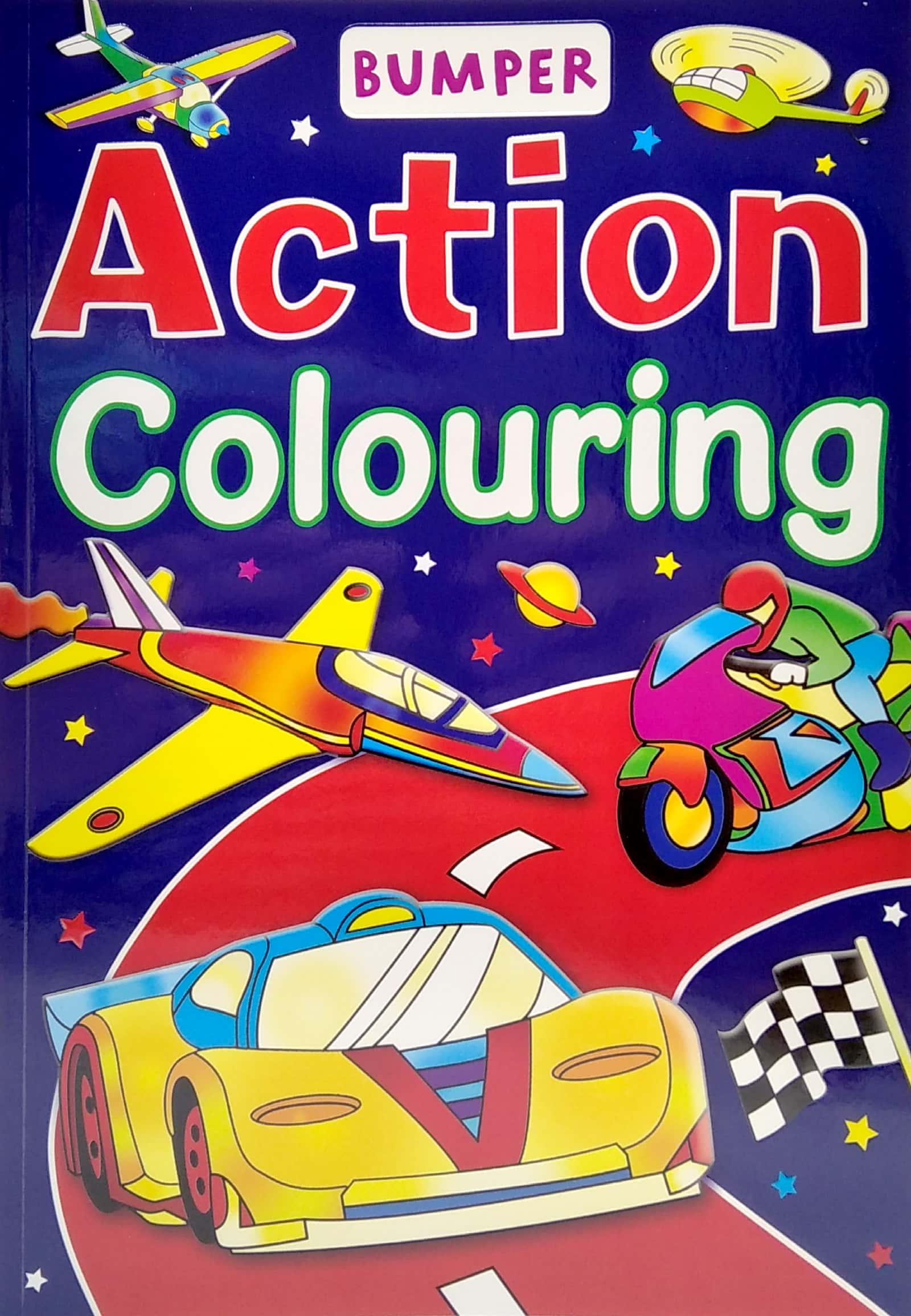 Bumper Action Colouring