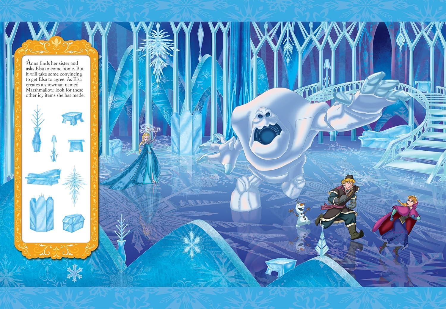 Sách ngoại văn: 3D Look And Find - Disney Frozen