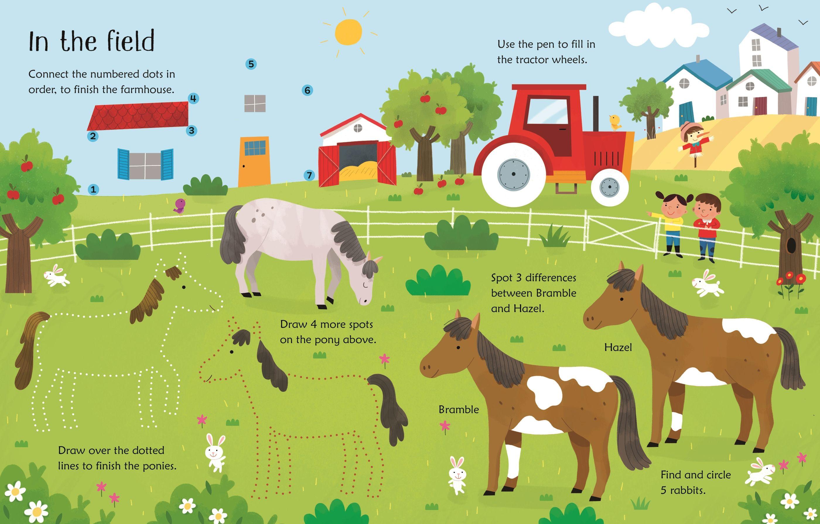 Wipe-Clean Horse And Pony Activities